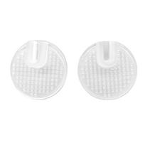 Silicone Toe Separator Pads For Flip-Flops - -Friction Foot Protectors - Toe Separator Inserts For Shoes - Pain-Relieving Toe Clips One Size balta