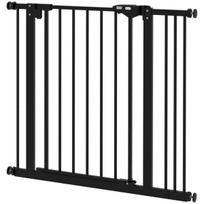 Šunų vartai, metalas ir plastikas, 74-87 cm, juoda, 1 vnt