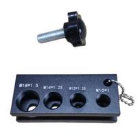 Žvakės tarpų matuoklis tiksliam žvakių tarpų reguliavimui Gapping Tool Precisions Adjuster Universal Spark Plugs Gapper juoda