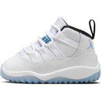Jordan Air Jordan 11 Neslystantys Atsparūs dilimui Aukšti Kūdikių Batai Balti Mėlyni Kūdikiams Ir Mažiems Vaikams 378040-104 27 white
