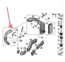 Bmw Reinluftrohr 5 F07 F10 F11 6 F06 F12 F13 13718508171 Originalus