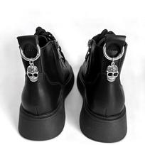 1vnt Nuimamas metalinis Punk Skull Martin Boot Batai Sagtys Dekoratyvinis Pakabukas Martin Boots Batų Priedai Y2K Vakarėlio papuošalai