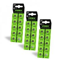 Baterijos Videx LR936 / AG9 Alkaline, 60mAh, 1.5V (30 vnt.)