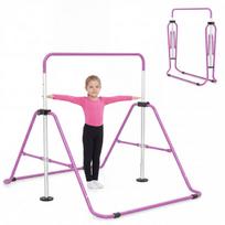 Costway vaikiškas gimnastikos strypas, 90–130 cm, violetinė spalva