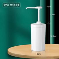 10/15/20/30Cc Liquid Dispenser Coffee Syrup Bee Drip Bottle With Hydraulic Pump And Nozzle Head Kitchen Honey Jar Container 30CC