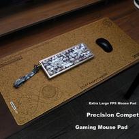 Rantopad H7+ Edge-Lined Gaming Mouse Pad Extra Large Jacquard Desk Mat Thickened Rubber Base Cork Edition