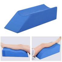 Kojų atrama su nuimamu ir skalbiamu užvalkalu, kelių putplasčio kojų atrama blue