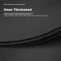 AOC Gaming Mouse Pad, FPS Smooth Surface, Specialized for Gaming, Micro-Velvet Woven Fabric, 490*420*5mm Thickened, Sink-Edge Design, GP510L/93 Feiyi