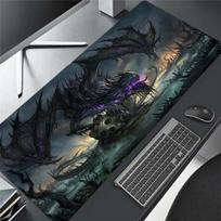 Dragon Mat Mousepad Gamer Office Mat Mouse Pad Light Gaming Room Desk Mat Art Keyboard Mats Mausepad Company 30cmx60cm(11.8x23.6inch)
