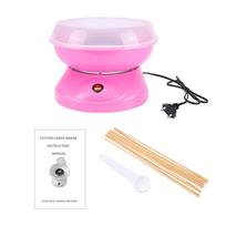 Marshmallow Machine Portable Electric Candy Floss Maker Large Sugar Holder Efficient Heating Tube Safe Kitchen rožinė