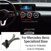 Automobilio mobiliojo telefono laikiklis Navigacijos laikiklis Specialus pagrindas Mercedes Benz E300L E S C GLC A Klasės CLA Automobilio oro išleidimo angos laikiklis 13 19 CLA gray