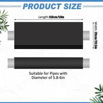 Portable Air Conditioner Hose Cover Wrap Fits Portable AC Hose Insulation Sleeve for 5inch 5.9inch Diameter Exhaust Hose juoda
