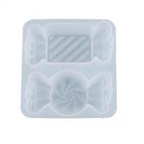 Sugar Candy Shaped Silicone Resin Molds UV Resin Molds DIY Handcraft Jewelry Accessories Jewelry Moulds Resin Silicone Mold