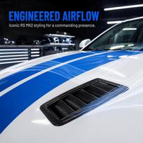 2PCS Universal Mount Hood Air Vent Grille for Focus RS MK2 Style Bonnet Air Flow Upgrade