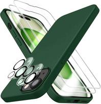 Etui obudowa case do iphone 15 plecki ochrona ekranu aparatu zielony