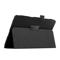 Ramidos, skirtas Samsung Galaxy Tab A 8.0 SM-T350 T355 PU + odinis išmaniojo dėklo stovo dangtelis One Size juoda