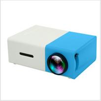 HD 1080P LED namų projektorius YG300 ir YG310, skirtas mikroprojektavimui – agento įdarbinimo galimybė US Standard English mėlyna/balta