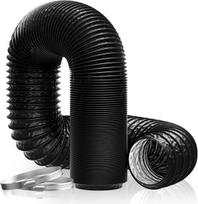 Aliumininė PVC kanalizacijos žarna, 100 mm, su spaustukais