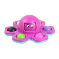 Fidget spinner aštuonkojo formos besisukantis streso mažinimo giroskopas nešiojamas dekompresinis suktukas koncentracijos pagalba violetinė