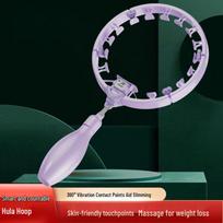 Smart Detachable Hula Hoop with Counter violetinė