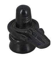 TreegoArt Juodo marmuro Šivos Šivalingamas, 2 coliai, Pooja, Šivai, šivalingamas biurui ir kaip dovana kitiems, dekoratyvinis elementas - 1 vnt. pakuotė 2.5 Inches Height juoda