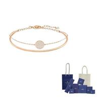 Swarovski Bangles Womens Rose Gold tone Plated F (One Size Fits All)-Branded gift bag rožinio aukso spalvos