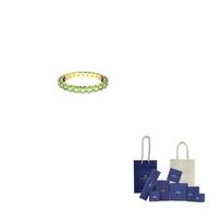 Swarovski Matrix kristalais puoštas žiedas 55-Original Brand Box And Bag žalia