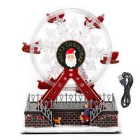 Christmas Music Box Musical Ornament LED light Decoration Festival Rotating Moving Birthday Gift 1