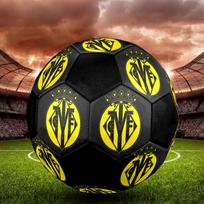 1PC Villarreal CF poster size 5 soccer ball PrahaIndoor Soccer Ball Colorful All Ages Machine Stitched PVC Competition Ready Durable High-Bounce