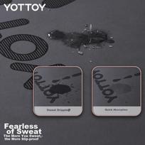Yottoy Natural Rubber Non-Slip Yoga Mat, 183*68cm, Thickened, Widened And Lengthened for Beginners, Fitness Mat for Men And Wome