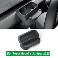 ckwjb7 for Tesla Model Y Juniper 2025 Launch Model 3 Highland 2024 Steering Wheel Storage Box Silicone Sunglasses Case GPS Phone Holder