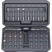 42 in 1 Magnetic Screwdriver Set, DIY Ratchet Screwdriver Set, Multi Bit Magnetic Drive Set with Detachable Ratchet Handle, Portable Compact Repair 42 in 1