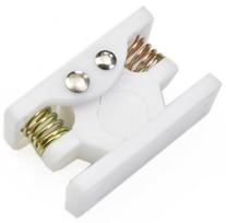 FS6957 DK101 Large Strong Nylon Plastic Spring Buckle Latch Locomotive door touch automatic lock (White,Door Lock&Brass Door) balta