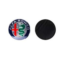 LVCZN1 5 colors 75mm Car Front Hood Emblem Logo Rear Trunk Badge for Alfa Romeo 159 147 Giulietta Stelvio 4C MITO 156 Giulia Sportiva