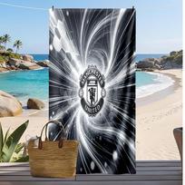 Manchester United Printed Beach Towel Quick Dry Soft TowelPortable Large Rectangular Beach Blanket for Travel Swimming Pool 70cmx140cm(27x55inch)