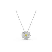Swarovski Eternal Flower Flower Magic Crystal Stone Necklace Women's Yellow 5512662 geltona