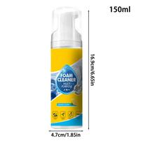 Interior Detailer Spray 150ml Foam Automotive Detailing Restorer Long-Lasting Seat Dashboard Cleaning Spray for SUVs Trucks RVs