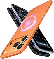 Etui obudowa case do iphone 17 pro plecki z magsafe matowe pomarańczowy