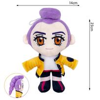 Anime Kpop Demons Hunters Plush Doll Rumi Mira Zoey Figure Monster Hunt Girl Group Toy Gift Party Decoration