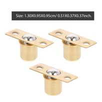 10Pcs Adjustable Door Ball Catch Cabinet Copper Ball Roller Catch Latch for Wardrobe Closet Drawer Furniture Doors