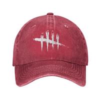Personalizuota medvilninė žaidimų Deads By Daylight Cosplay beisbolo kepuraitė Moterims Unisex Reguliuojama Tėčio kepuraitė Sportinė Baseball Cap