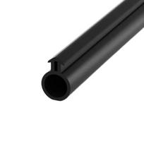 1/2/3/6m O formos plastikinė plieninė durų langų sandarinimo juosta guminis griovelis oro sąlygoms atspari juosta kortelių angos sandarikliai tuščiaviduris barzdelė vamzdinė O&S&1M juoda