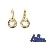 Swarovski Alloy Earrings Womens Yellow F-Original brand box geltona