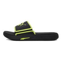 PUMA Softride Sandalai Komfortiški Šlepetės Vyriški Juodi Žali 382111-20 39