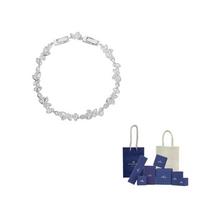 Swarovski Diapason Metalinės Apyrankės Moterims F-Original Brand Box And Bag sidabras