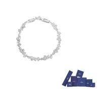 Swarovski Diapason Metalinės Apyrankės Moterims F-Original brand box sidabras
