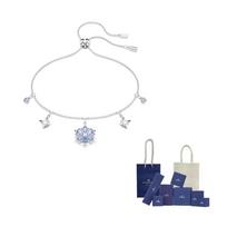 Swarovski Crystal Bracelets Unisex Blue F-Original Brand Box And Bag mėlyna