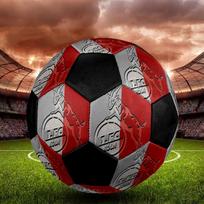 1PC FC Köln size 5 soccer ball PrahaIndoor Soccer Ball Colorful All Ages Machine Stitched PVC Competition Ready Durable High-Bounce