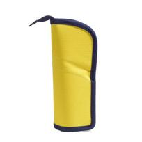 Simple Stationery Bag Folding Storage Bag Pencil Case  Primary and Secondary School geltona