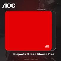 AOC Gaming Mouse Pad, FPS Smooth Gaming Special Micro-Velvet Woven 360*300*5mm, Jianjiang Zero 99 Style Thickened Sunken Edge GP500R/93 Red